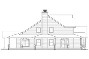 Exterior - Other Elevation for Country House Plan #124-1067 - 4 bed, 3.5 bath