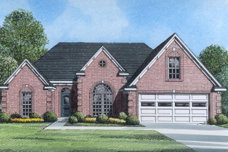 Traditional Style House Plan - 3 Beds 2 Baths 1997 Sq/Ft Plan #424-378