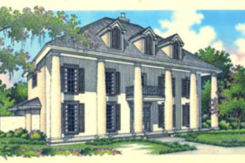 House Design - Colonial Exterior - Front Elevation Plan #45-167