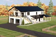 Barndominium Style House Plan - 4 Beds 2 Baths 1895 Sq/Ft Plan #1064-434 Exterior 