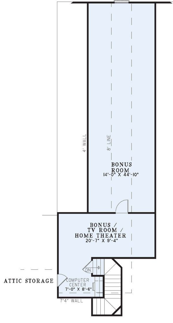 Dream House Plan - Country Floor Plan - Upper Floor Plan #17-2915