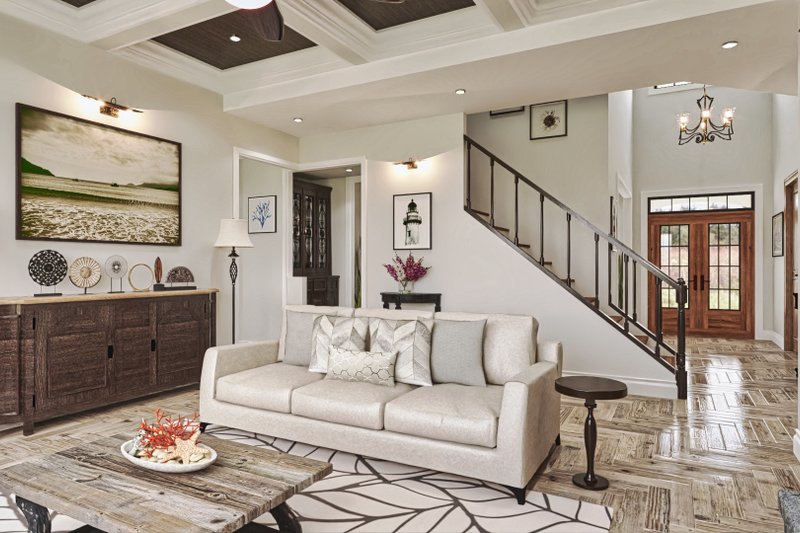 Dream House Plan - Interior - Family Room 2 for Traditional House Plan #54-450 - 5 bed, 4 bath