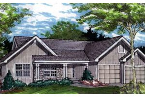 Traditional Exterior - Front Elevation Plan #320-372