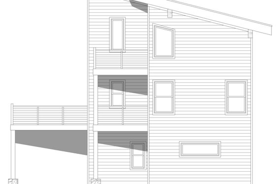 Exterior - Other Elevation 6 for Contemporary House Plan #932-1226 - 3 bed, 3.5 bath