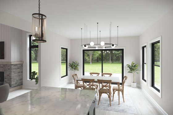Interior - Dining Room for Farmhouse House Plan #1089-49 - 3 bed, 4.5 bath