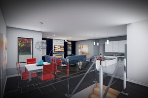 Modern Interior - Dining Room Plan #70-1524