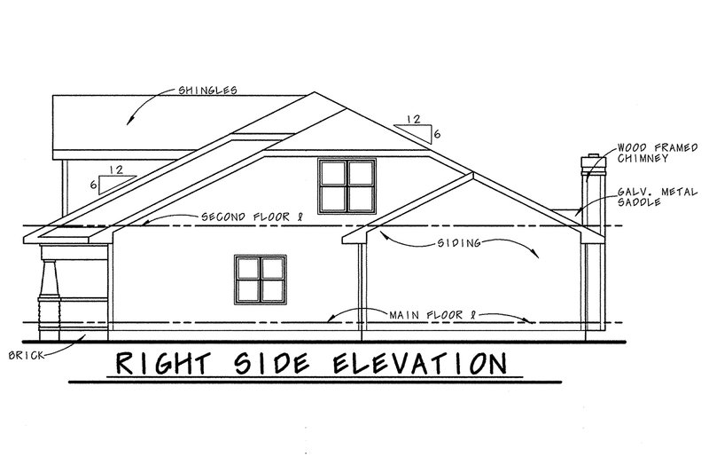 Dream House Plan - Exterior - Front Elevation 4 for Craftsman House Plan #20-1228 - 3 bed, 3 bath