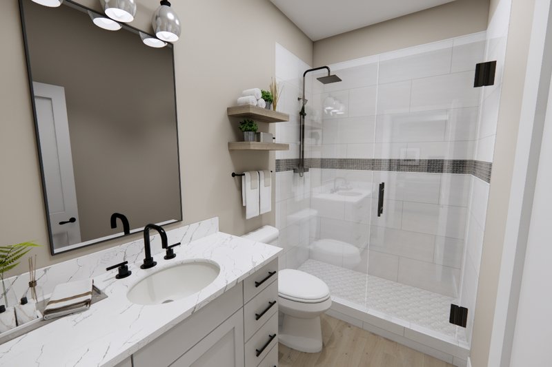 Dream House Plan - Interior - Bathroom for Farmhouse House Plan #51-1483 - 2 bed, 2 bath