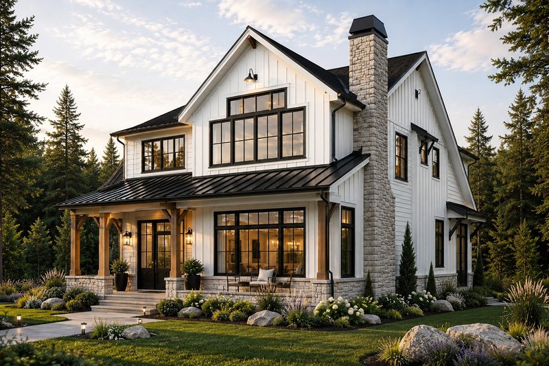 House Blueprint - Exterior - Other Elevation for Farmhouse House Plan #928-452 - 5 bed, 3 bath