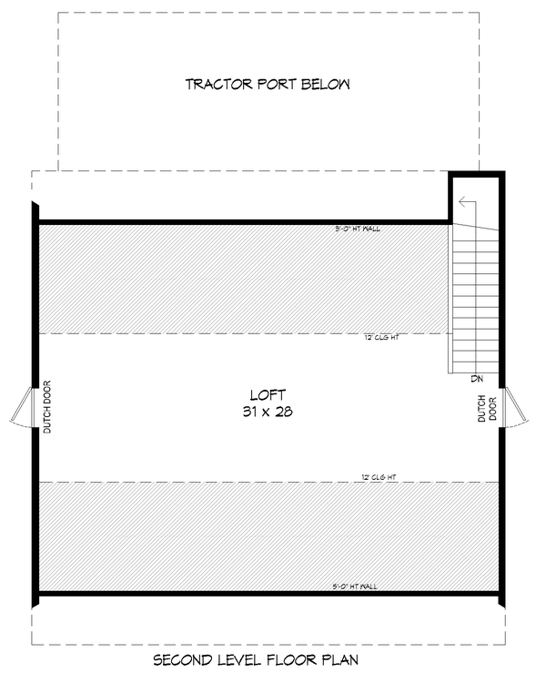 Country Floor Plan - Upper Floor Plan #932-372