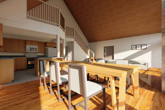 Interior - Other for Contemporary House Plan #126-147 - 3 bed, 2 bath