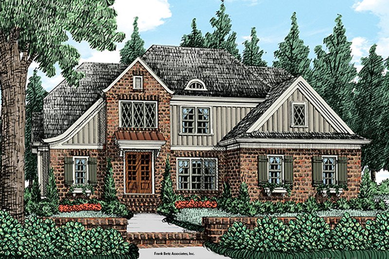 Architectural House Design - Cottage Exterior - Front Elevation Plan #927-977
