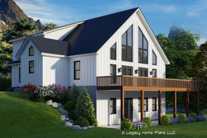 Country Exterior - Front Elevation Plan #932-659
