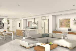 Interior - Other 1 for Modern House Plan #497-54 - 3 bed, 2 bath