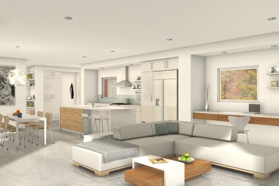 Interior - Other 1 for Modern House Plan #497-54 - 3 bed, 2 bath