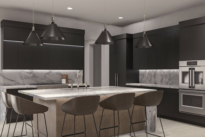 Architectural House Design - Interior - Kitchen for Modern House Plan #455-823 - 3 bed, 2.5 bath