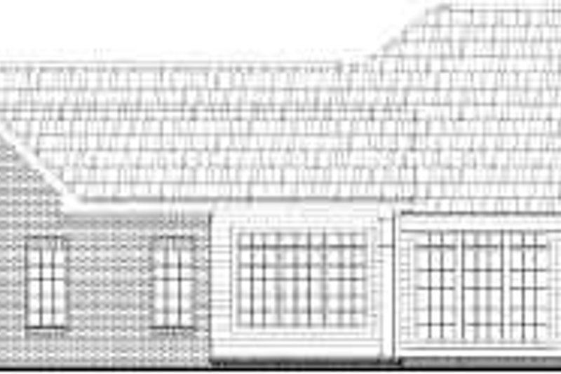 Dream House Plan - Exterior - Rear Elevation for European House Plan #21-136 - 3 bed, 2.5 bath