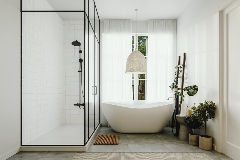 Architectural House Design - Interior - Bathroom for Farmhouse House Plan #23-2785 - 5 bed, 3.5 bath