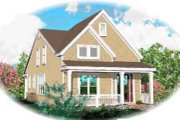 Country Style House Plan - 3 Beds 2.5 Baths 2770 Sq/Ft Plan #81-654 