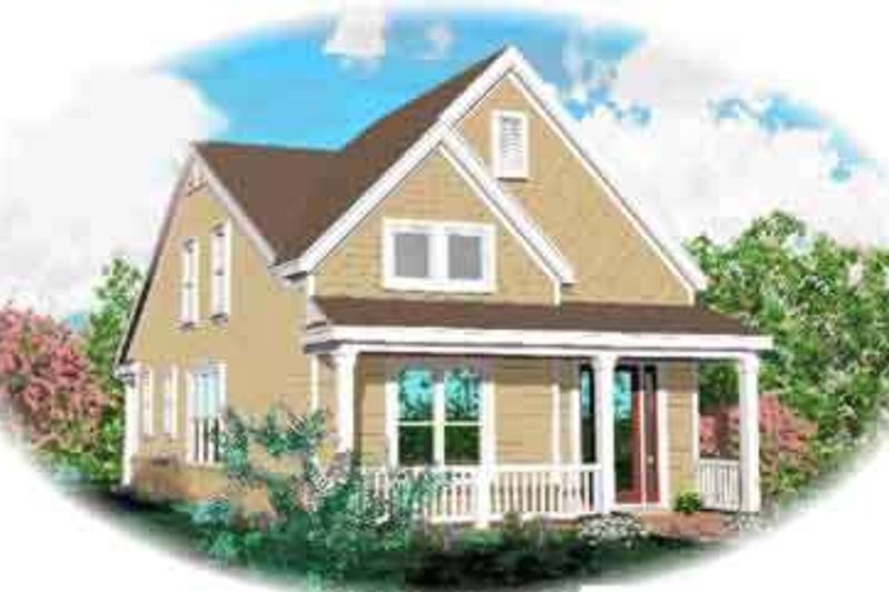 Country Style House Plan - 3 Beds 2.5 Baths 2770 Sq/Ft Plan #81-654