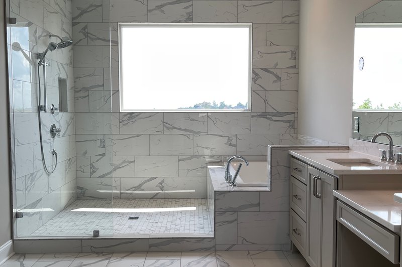 Architectural House Design - Interior - Master Bathroom 1 for Modern House Plan #437-130 - 4 bed, 4 bath