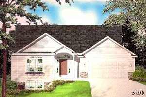 Traditional Exterior - Front Elevation Plan #49-103