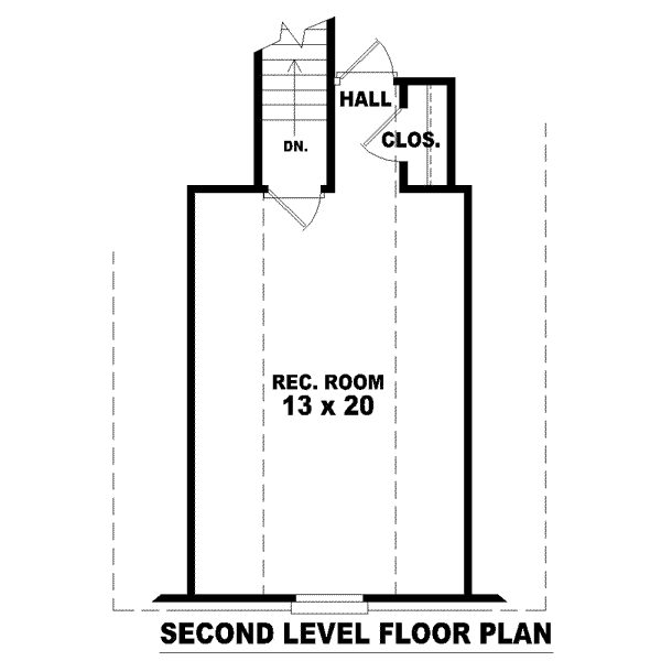 European Floor Plan - Upper Floor Plan #81-1440