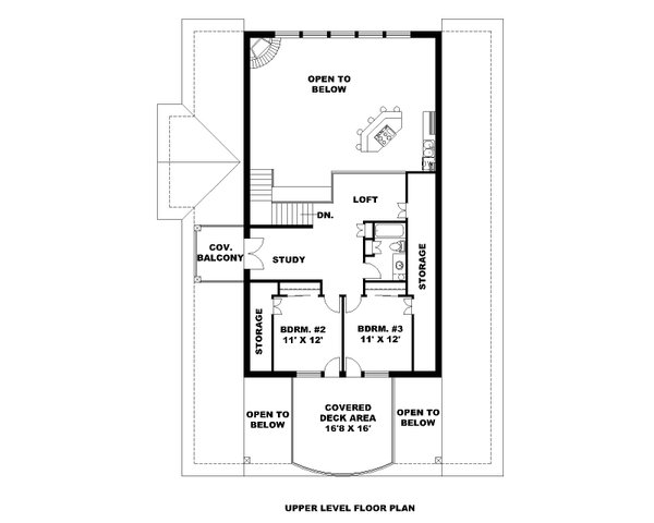 Architectural House Design - Cabin Floor Plan - Other Floor Plan #117-1046