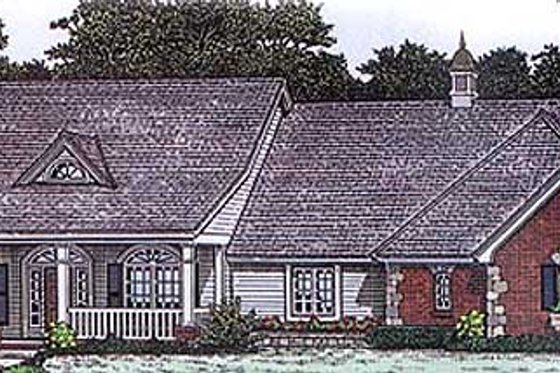Exterior - Front Elevation for Traditional House Plan #310-168 - 4 bed, 2.5 bath