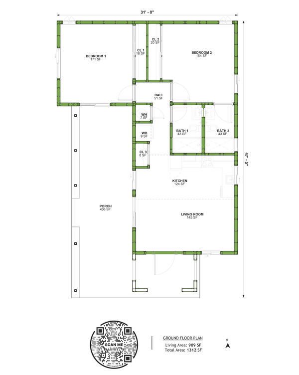 Dream House Plan - Mediterranean Floor Plan - Main Floor Plan #1106-30