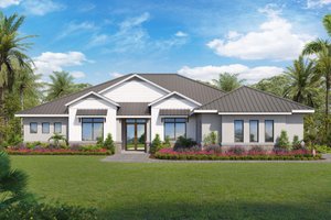 Ranch Exterior - Front Elevation Plan #938-120