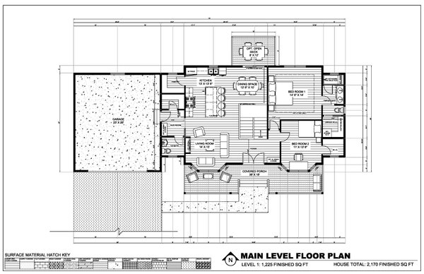 House Plan Design - Farmhouse Floor Plan - Main Floor Plan #1075-7