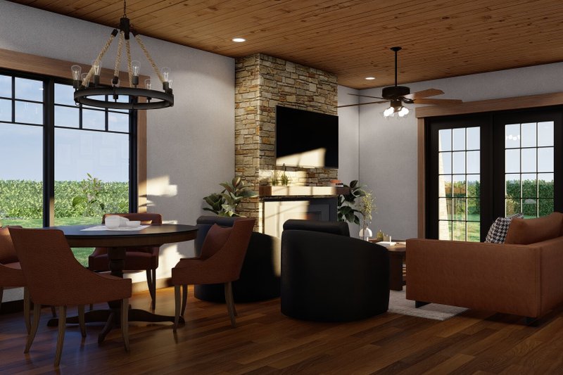 Dream House Plan - Interior - Family Room 1 for Craftsman House Plan #17-2221 - 3 bed, 2.5 bath