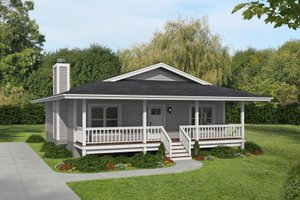 Traditional Exterior - Front Elevation Plan #932-496