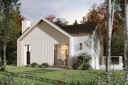 Contemporary Style House Plan - 3 Beds 2 Baths 1739 Sq/Ft Plan #23-2866 