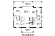 Modern Style House Plan - 3 Beds 2 Baths 1720 Sq/Ft Plan #1064-317 