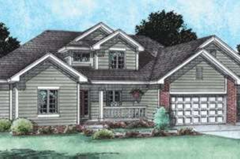 Dream House Plan - Traditional Exterior - Front Elevation Plan #20-1773
