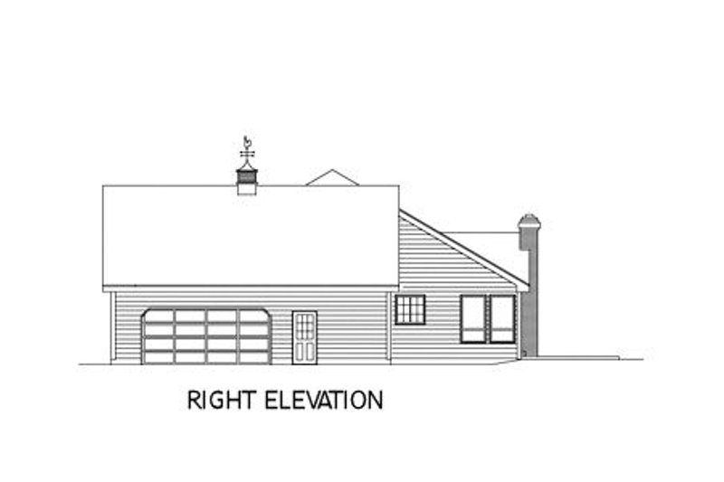 Home Plan - Exterior - Other Elevation 1 for Traditional House Plan #57-102 - 4 bed, 2.5 bath