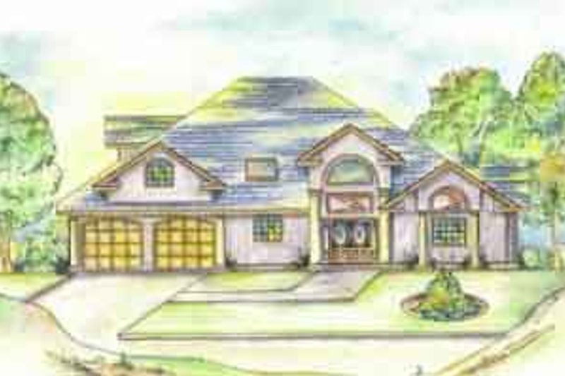 House Blueprint - Traditional Exterior - Front Elevation Plan #117-219