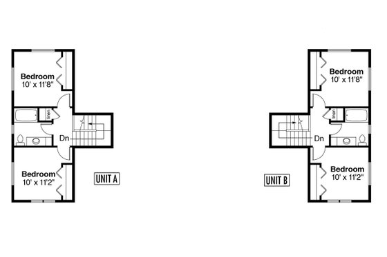 Floor Plan - Upper Floor for Traditional House Plan #124-1293 - 6 bed, 4.5 bath