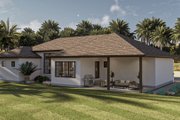 Mediterranean Style House Plan - 2 Beds 2 Baths 2029 Sq/Ft Plan #455-389 