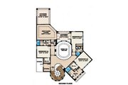 Mediterranean Style House Plan - 5 Beds 5.5 Baths 5604 Sq/Ft Plan #27-390 