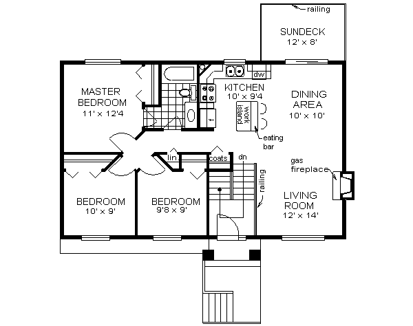 Traditional Floor Plan - Main Floor Plan #18-307