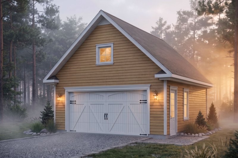 Home Plan - Exterior - Front Elevation 3 House Plan #23-2456, 0 bath