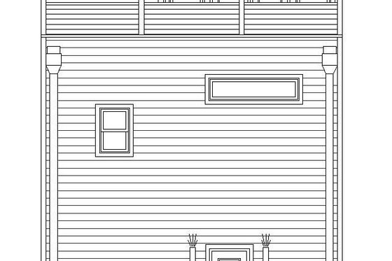 Exterior - Rear Elevation for Contemporary House Plan #932-243 - 3 bed, 3 bath