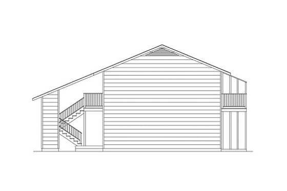 Exterior - Other Elevation for Contemporary House Plan #57-246 - 2 bed, 1 bath