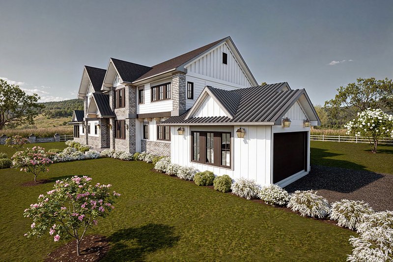 House Plan Design - Exterior - Other Elevation 1 for Classical House Plan #1101-41 - 4 bed, 4.5 bath