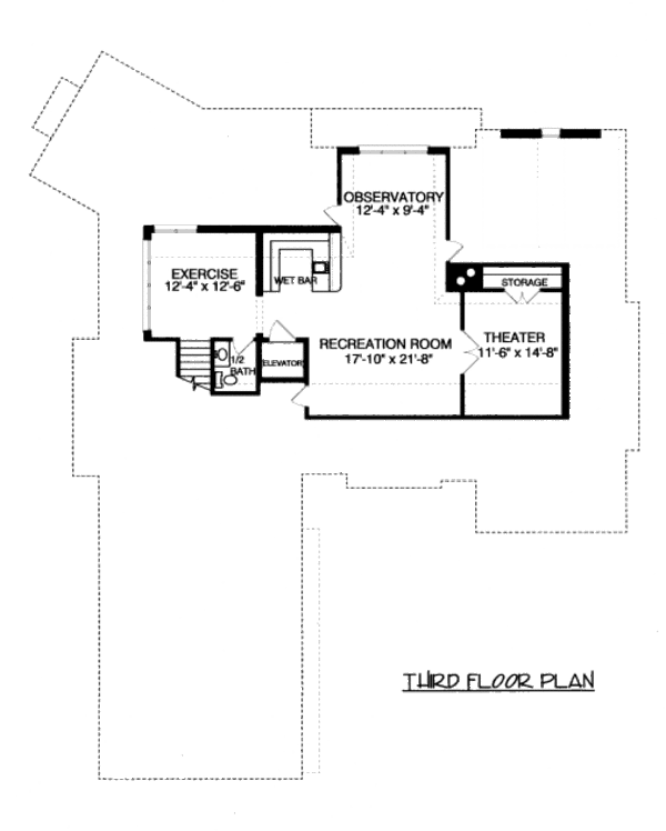 European Floor Plan - Other Floor Plan #413-866
