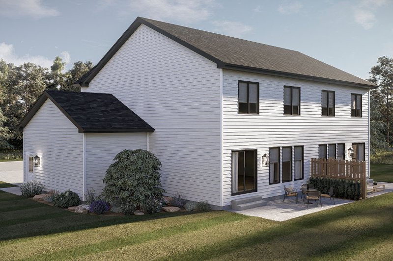 Home Plan - Exterior - Other Elevation 3 for Farmhouse House Plan #455-808 - 3 bed, 2.5 bath