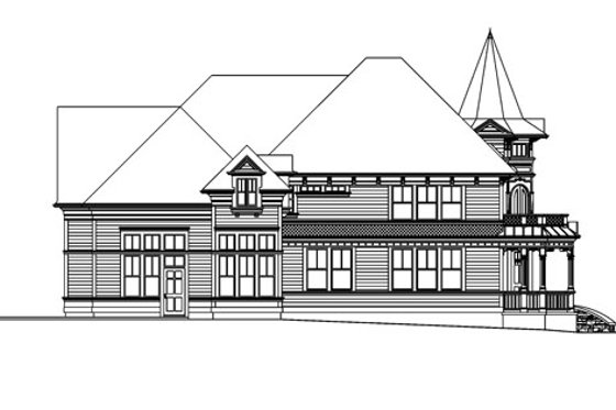 Exterior - Other Elevation for Victorian House Plan #124-559 - 3 bed, 3 bath